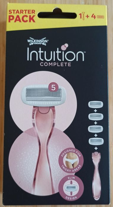 Maszynka Wilkinson Intuition- zestaw 4 wkłady do 5 ostrzowej maszynki, nowe