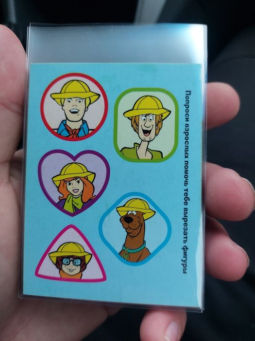 Продам дві карточки скуби ду