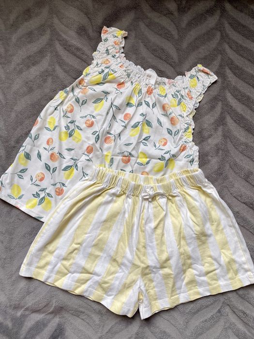 літний комплект на 3-4 роки, топ і шорти, H&M, Zara kids