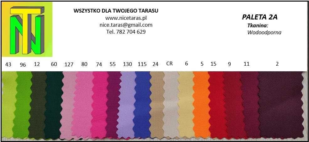 Roleta rzymska na taras idealna pod szkło lub poliwęglan