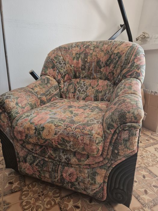 Conjunto Sofa e 2 poltronas