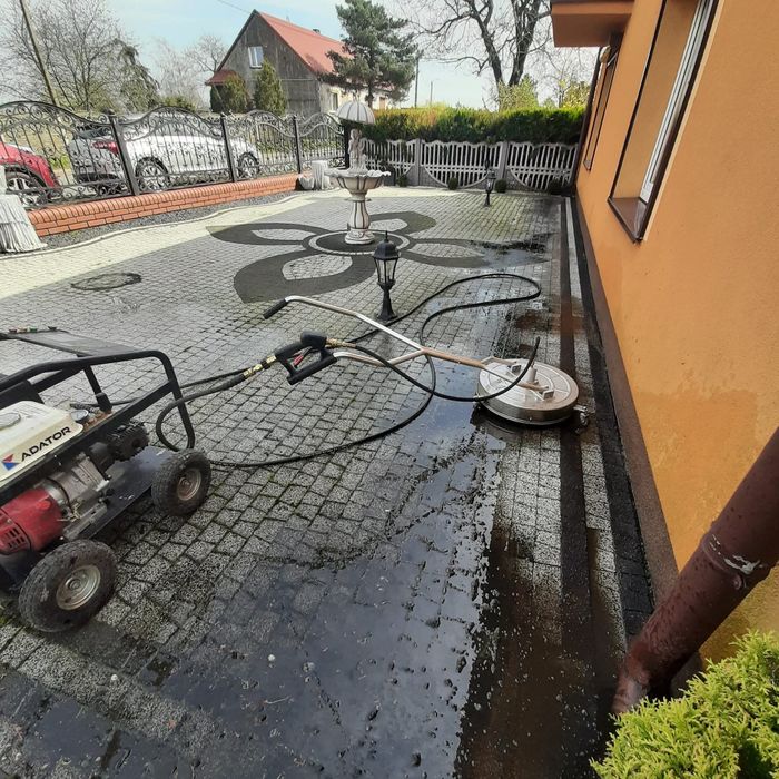 Mycie ciśnieniowe kostki,elewacji,