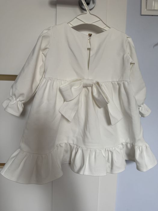 Sukienka biała do chrztu NOELI