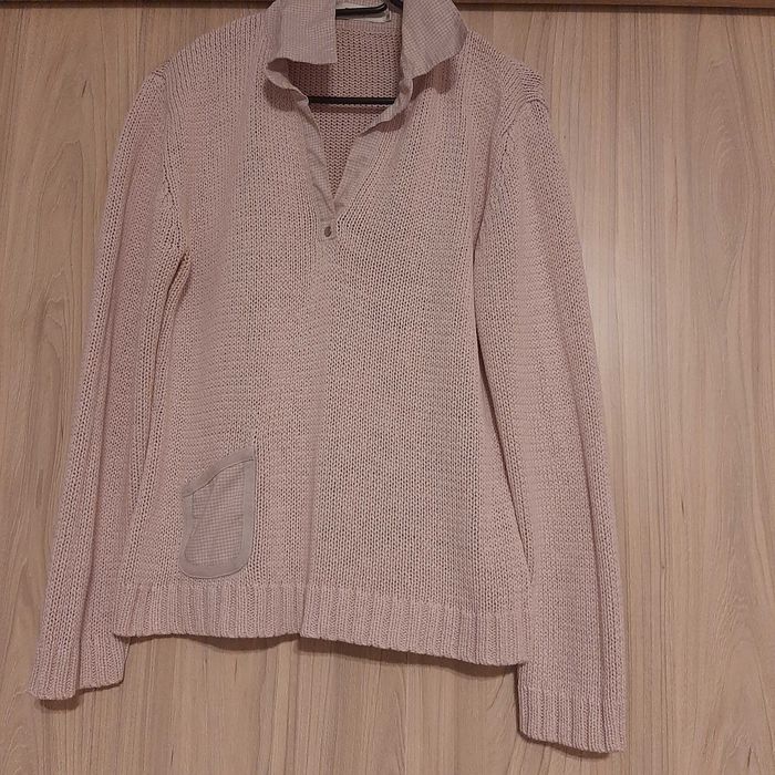 Sweter damski z kołnierzykiem