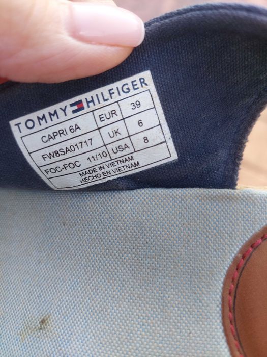 Espadryle Tommy Hilfiger stan bardzo dobry