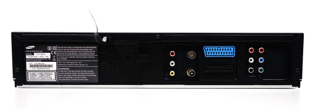 COMBO odtwarzacz Samsung DVD-V6800 * VHS+DVD *DivX MP3 6-głowic Hi-Fi