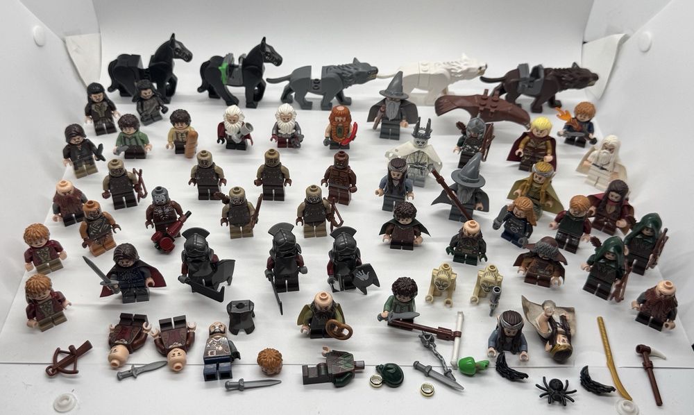 Conjunto de minifiguras Lego Senhor dos Anéis