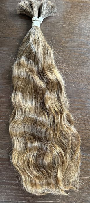 Włosy poskie dziewicze od dziecka 55 cm 98 gr