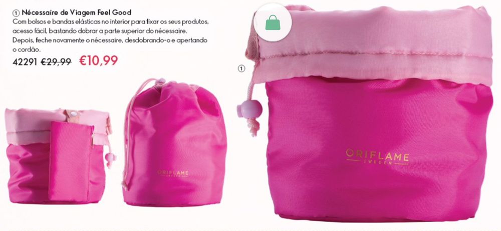 Necessaire de Viagem ORIFLAME Novo