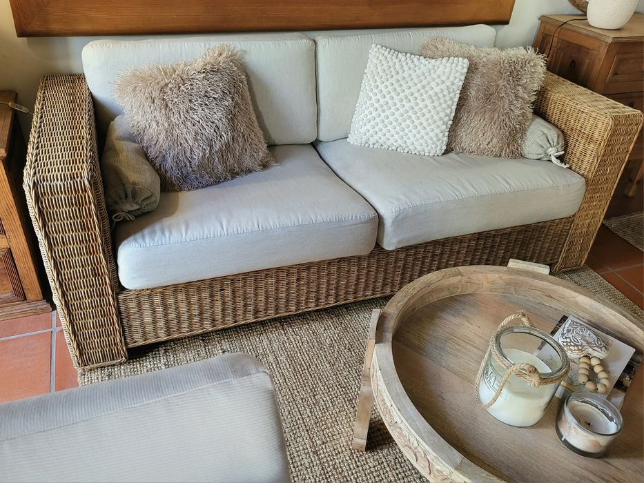 sofa, cadeirao, canape, verga, oriental, rustico