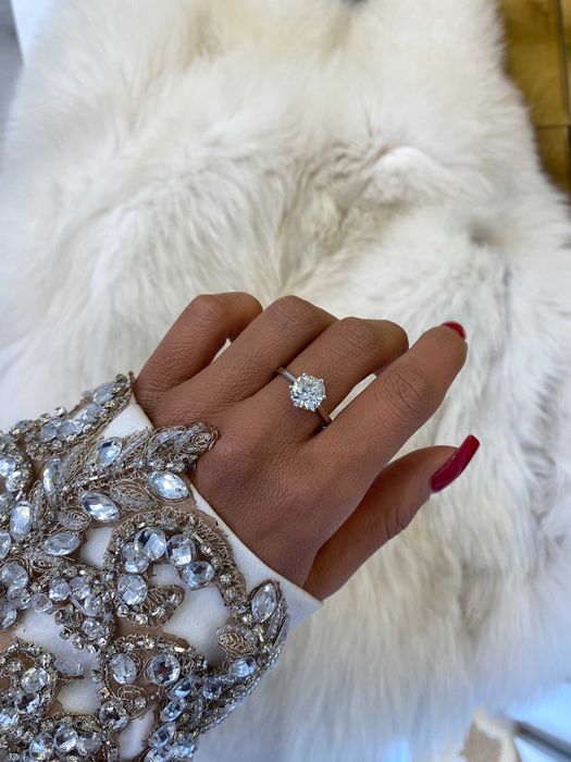 Pierścionek z diamentem naturalnym 2.01 Ct SI2/G IGI