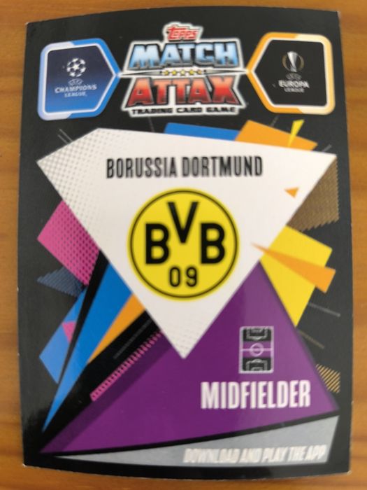 Carta Topps Match Attax Witsel MM15