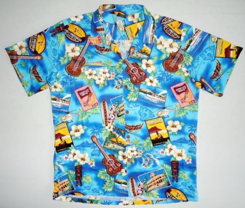 сорочка гавайська Palmwave Hawaii Cotton гавайка (XL)
