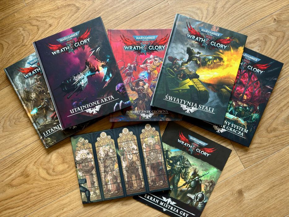 Zestaw podręczników RPG Warhammer 40,000: Wrath & Glory (PL)