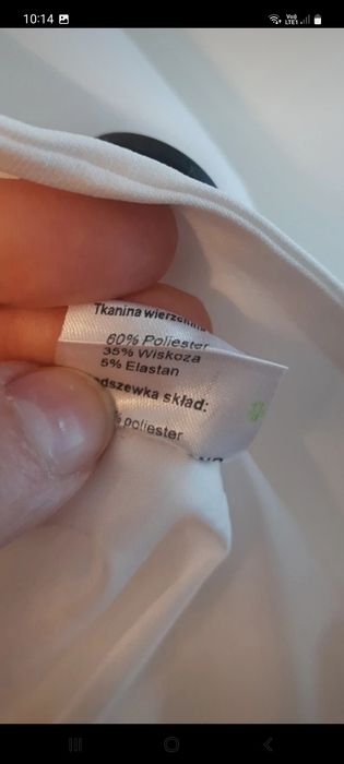 Garnitur biały elegancki L