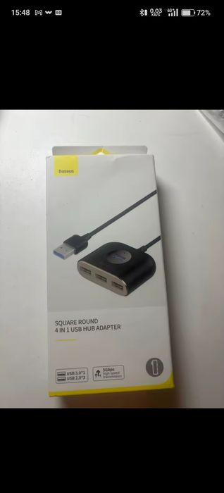 Baseus USB hub usb 3.0 para usb 3.0x1 + usb 2.0x3