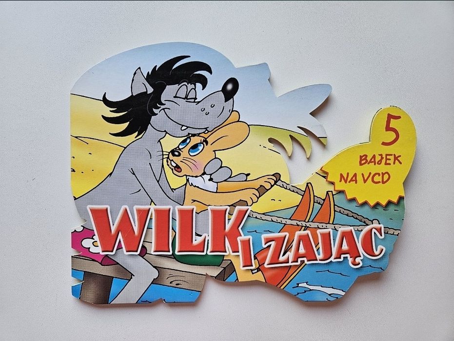 2 płyty "Wilk I Zając" kultowe bajki PRL. Płyta VCD.