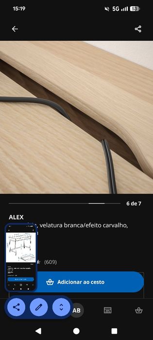 Secretária ALEX  IKEA