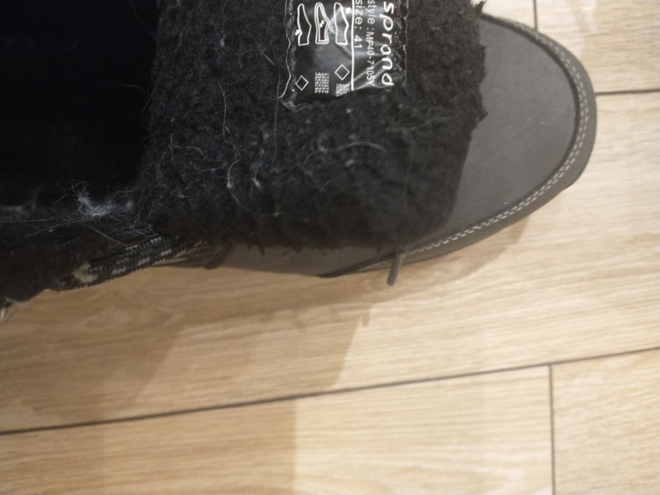 Buty za kostkę ocieplane