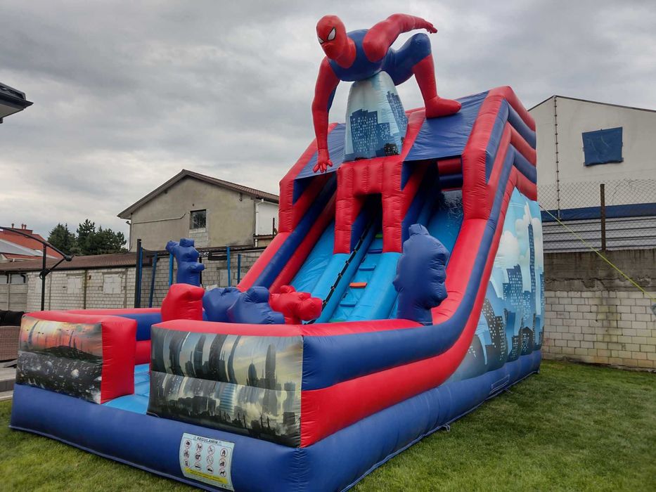 Dmuchaniec Spider-Man / WYNAJEM / duża zjeżdżalnia