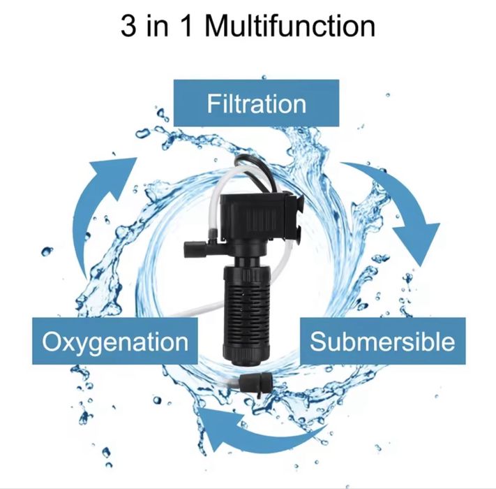 Bomba/filtro aquario