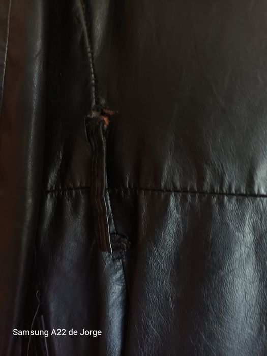 Casaco em couro vintage