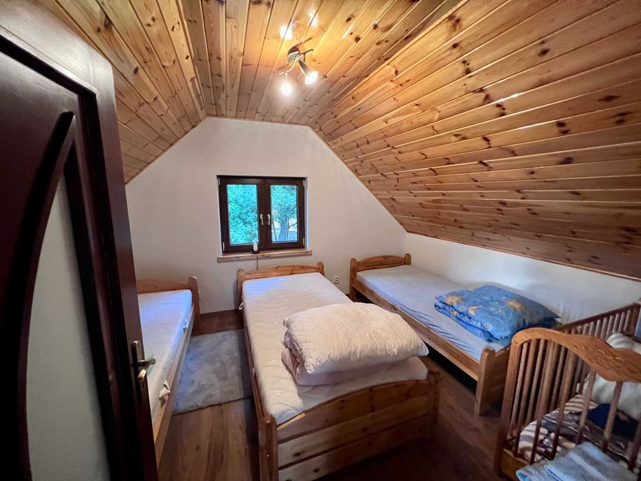 Domek letniskowy z własnym stawem i ruską banią - 100 km od Warszawy -