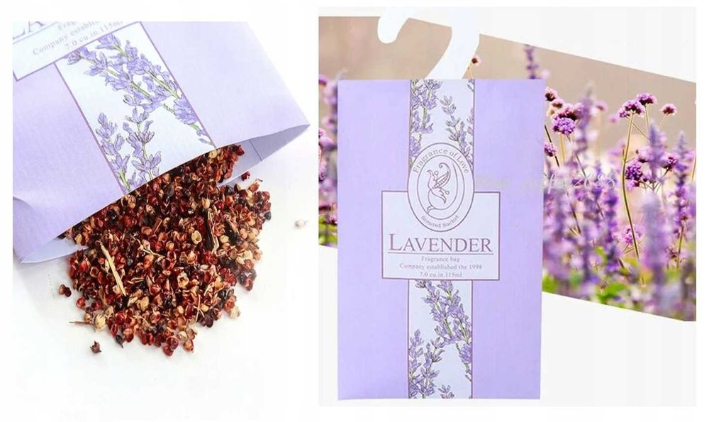 LAWENDA ZAWIESZKA DO SZAFY ZAPACH Na Mole Odświeżacz Samochód Łazienka