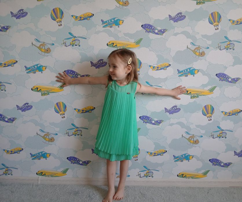 Плаття з віночком кульбаба