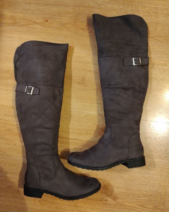 Kozaki na wiosnę jesień muszkieterki 37 Bonprix