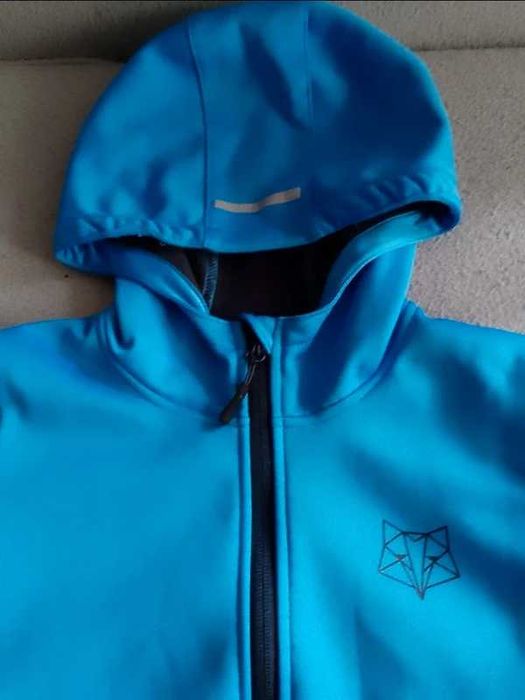 Kurtka Softshell r. 146/152 Crivit, chłopięca, niebieska