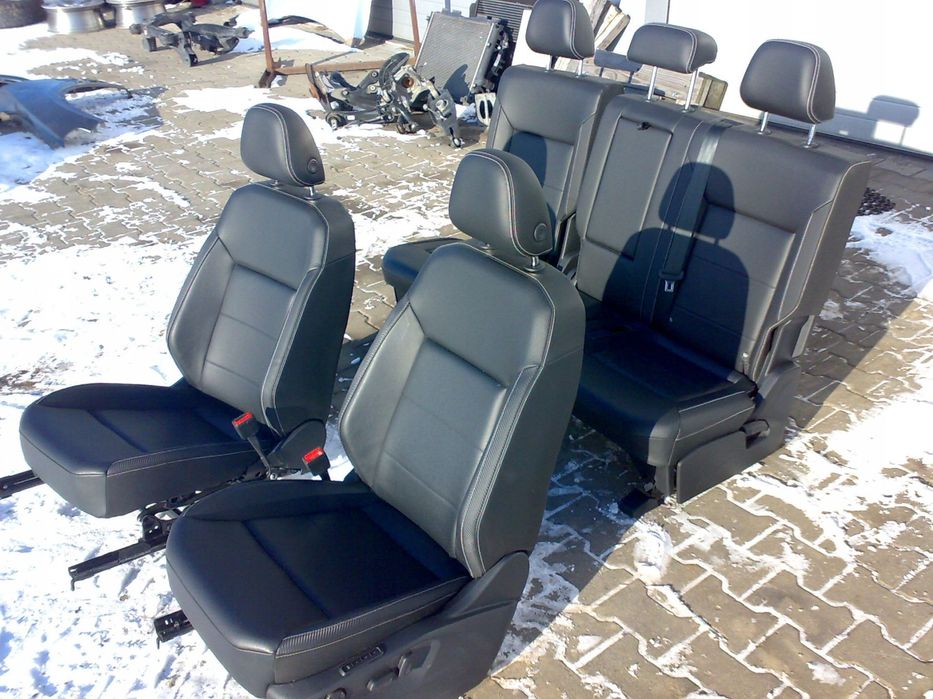 vw atlas cross sport 2021 - fotele fotel kanapa skóra idealne jak nowe