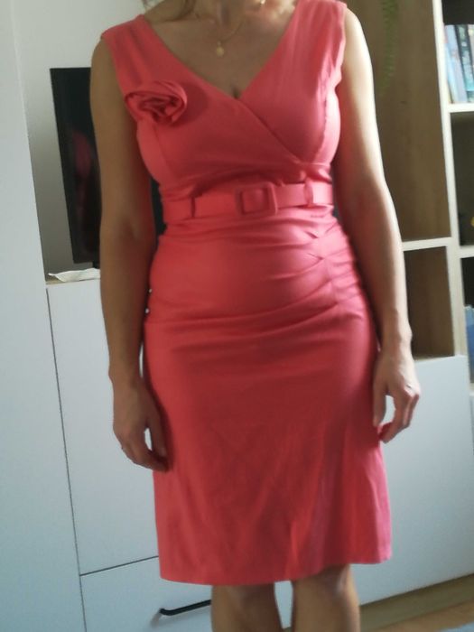 Sukienka łososiowa roz. 38