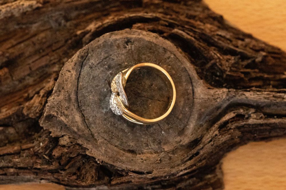 Anel M. Richarz em ouro 18k e diamantes | 56 mm EU (com avaliação)