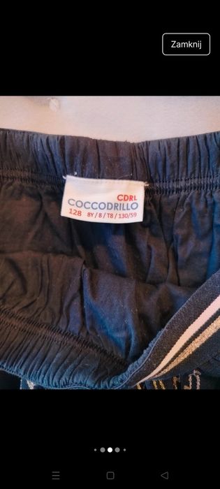 Spódnica Coccodrillo nowa r. 128