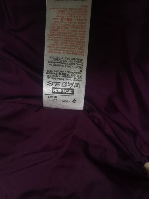 Жилетка для дівчинки тепла Декатлон на 4 роки 98-104