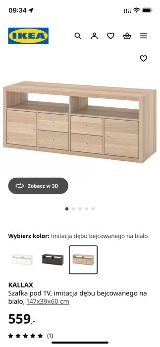 NOWA Szafka pod TV IKEA