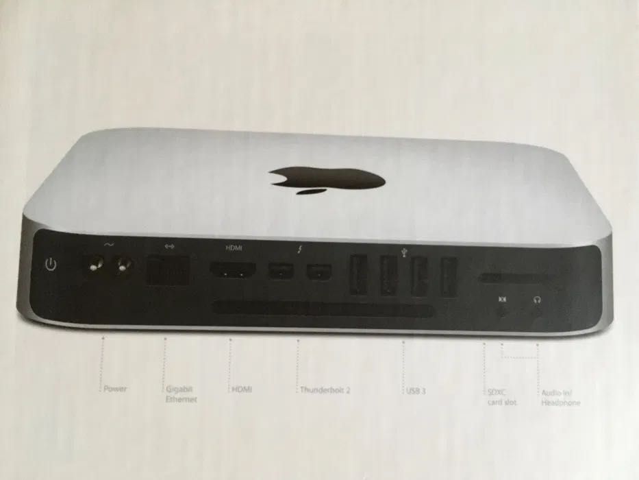 Mac Mini Intel Core i5, 8GB RAM, Iris 1536mb, SSD 500GB ,macOS Sequoia
