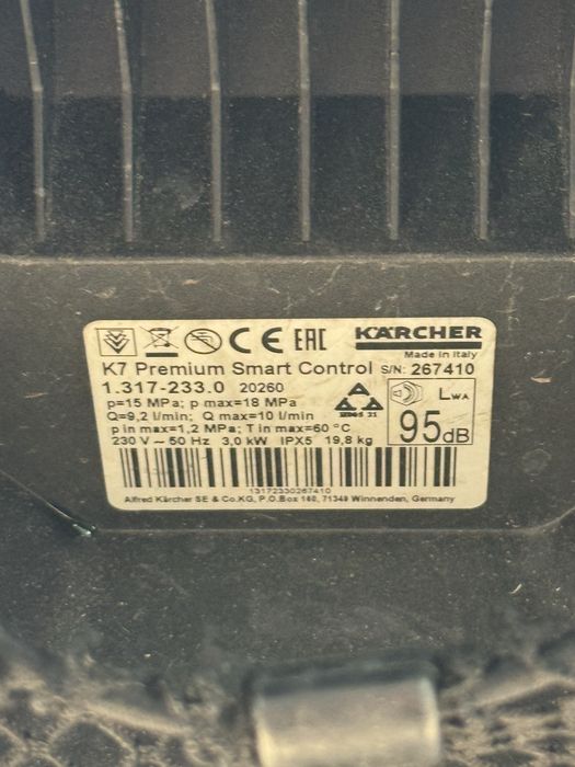 Myjka ciśnieniowa Karcher K7 premium smart control