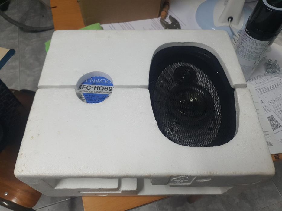 Colunas kenwood ovais 300W  novas