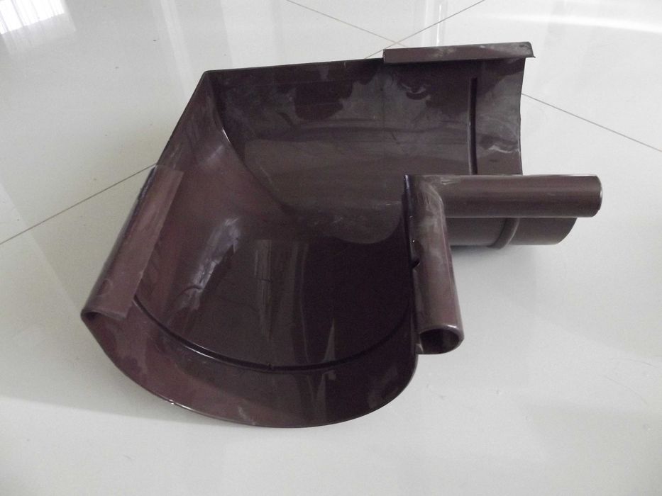 Narożnik rynny wewnętrzny Gamrat 125 mm kąt 90' ciemny brąz