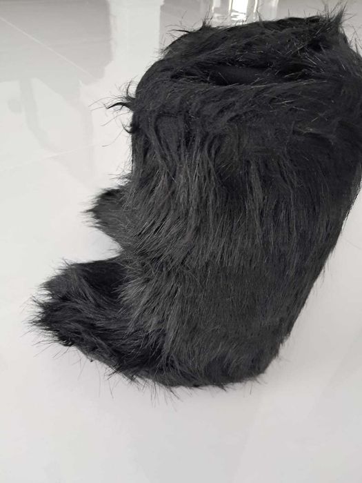 Śniegowce z futra czarne Moon boot R.37-38