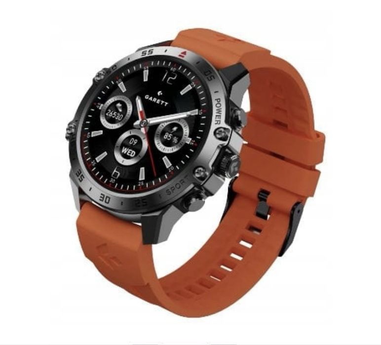 Smartwatch Garett V14 czarny stalowy
