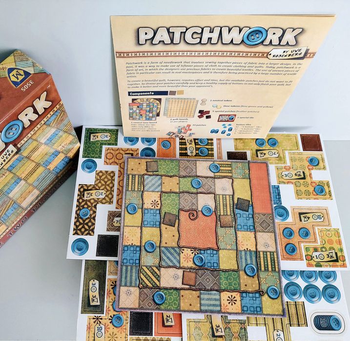 ХіТ для двох! Печворк (Patchwork, Пэчворк) краще ніж Catan