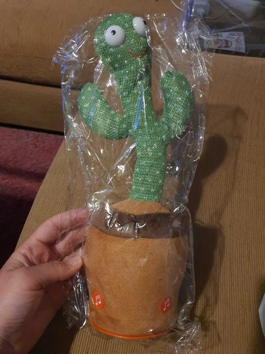 Brinquedo interactivo criança famoso Cacto que dança e canta