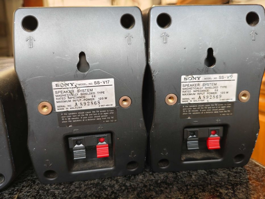 Conjunto Colunas Sony 120 watts
