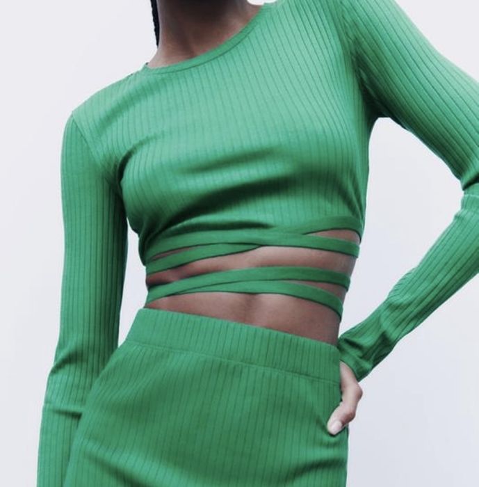 Топ Zara. Лонгслів. Кроптоп. Кофта
