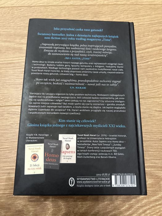 Homo deus Krótka historia jutra Yuval Noah Harari