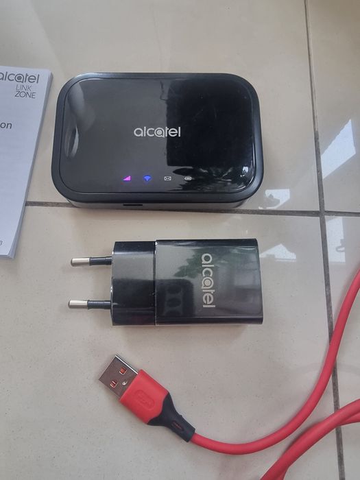 Alcatel router LTE 4G+ 600 Mbs modem Szybki internet agregacja bateria