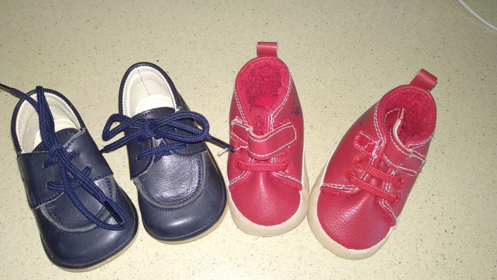 Sapatos de bebé muito confortáveis